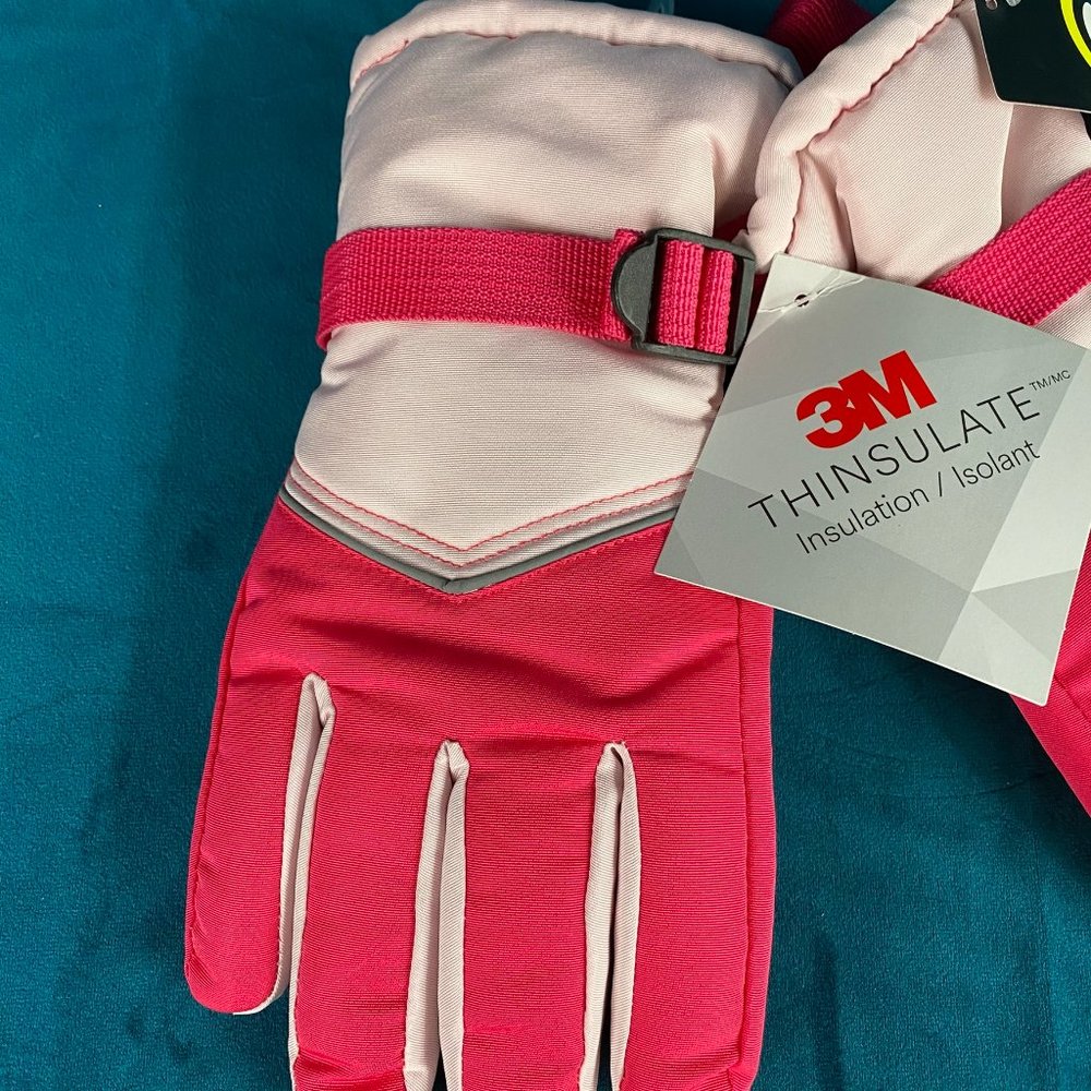 C9 Champion Kids 3M Thinsulate Winter Ski Gloves - Picture 2 of 9